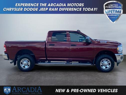 Delmonico Red Pearlcoat 2023 RAM 2500 Tradesman Crew Cab 4x4 6'4' Box