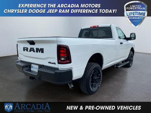 Bright White Clearcoat 2026 RAM 3500 Tradesman Regular Cab 4x4 8' Box