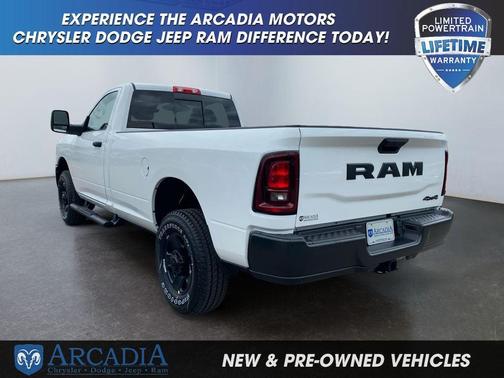 Bright White Clearcoat 2026 RAM 3500 Tradesman Regular Cab 4x4 8' Box