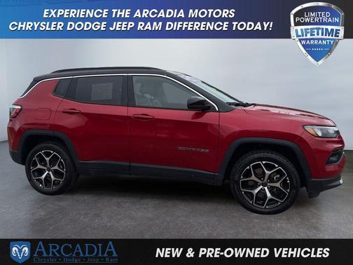 Red Hot Pearlcoat 2026 Jeep Compass Limited
