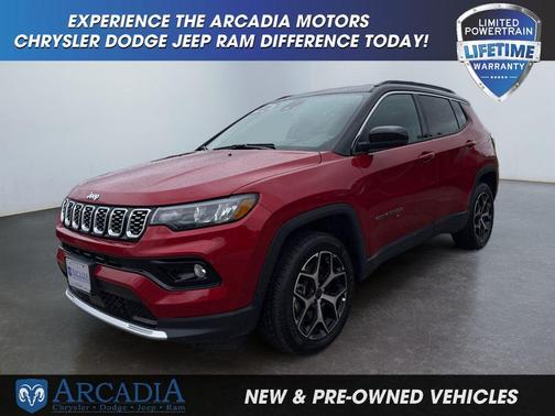 Red Hot Pearlcoat 2026 Jeep Compass Limited