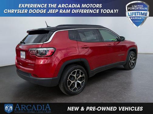 Red Hot Pearlcoat 2025 Jeep Compass Limited