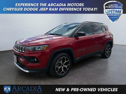 Red Hot Pearlcoat 2025 Jeep Compass Limited