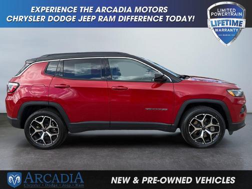 Red Hot Pearlcoat 2025 Jeep Compass Limited