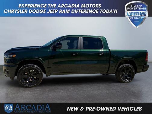 Serrano Green Metallic 2026 RAM 1500 Big Horn/Lone Star