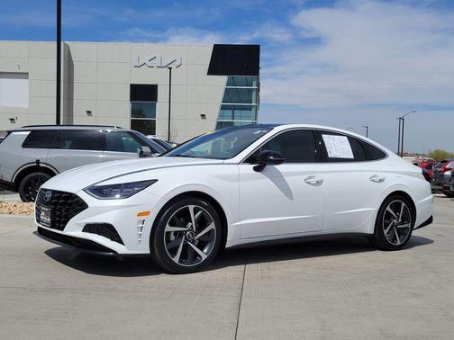 Serenity White 2023 Hyundai SONATA SEL Plus