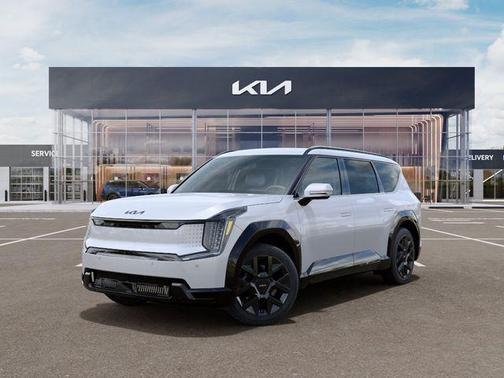 Glacial White Pearl 2026 Kia EV9 Land