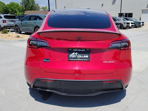 Red Multi-Coat 2022 Tesla Model Y Performance Dual Motor All-Wheel Drive