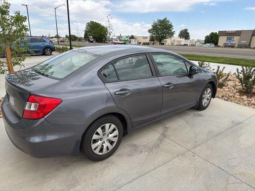 Gray 2012 Honda Civic LX