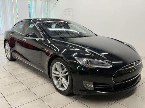 Black 2015 Tesla Model S 85D