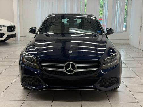 Blue 2018 Mercedes-Benz C-Class C 300 Sedan 4D