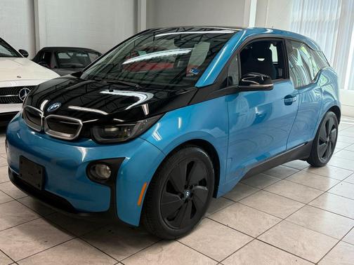 Protonic Blue Metallic w/Frozen Gray Accent 2017 BMW i3 94 Ah w/Range Extender