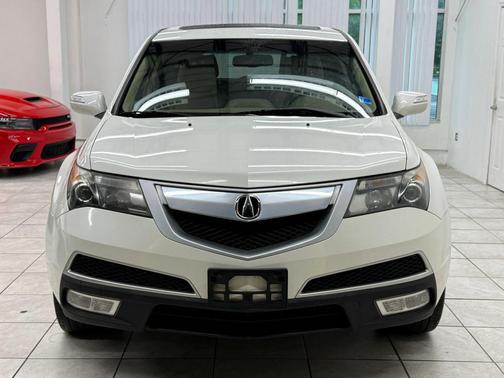 Aspen White Pearl 2013 Acura MDX 3.7L Technology