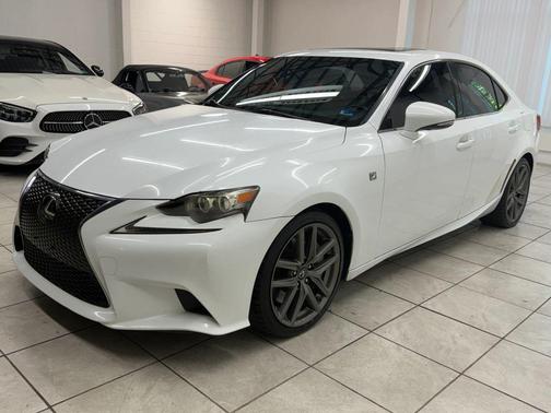 White 2014 Lexus IS 350 Base