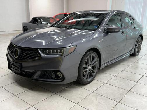Modern Steel Metallic 2018 Acura TLX Technology