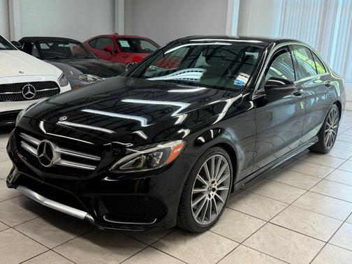 Black 2018 Mercedes-Benz C-Class C 300 Sedan 4D