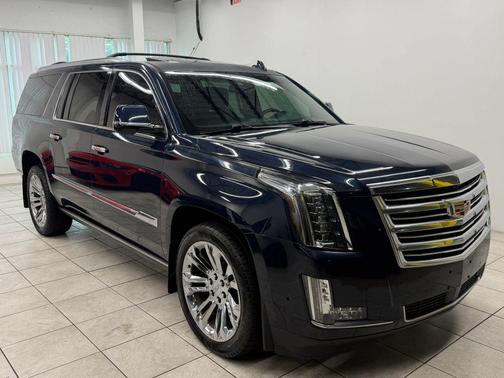 Dark Adriatic Blue Metallic 2017 Cadillac Escalade ESV Sport Platinum