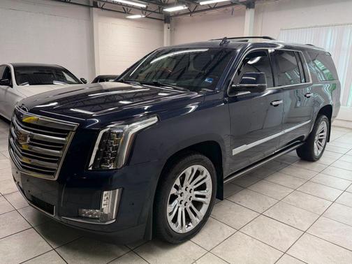 Dark Adriatic Blue Metallic 2017 Cadillac Escalade ESV Sport Platinum