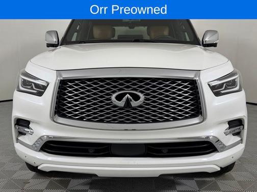 Moonstone White 2023 INFINITI QX80 SENSORY