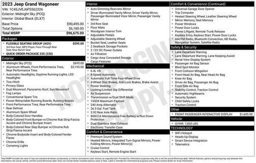 2023 Jeep Grand Wagoneer 4x4