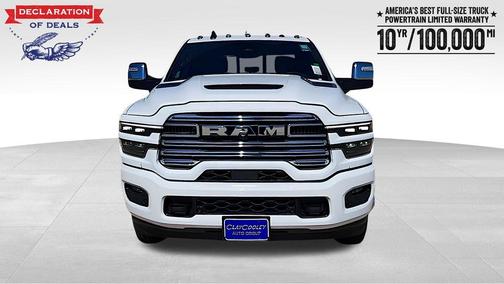 Bright White Clearcoat 2026 RAM 3500 Laramie