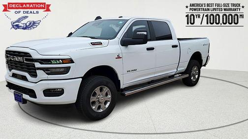Bright White Clearcoat 2026 RAM 2500 Big Horn