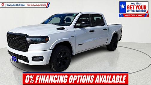Bright White Clearcoat 2026 RAM 1500 Big Horn/Lone Star