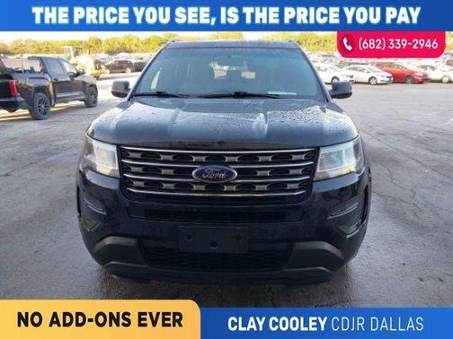 Shadow Black 2017 Ford Explorer Base
