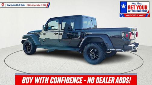 Black Clearcoat 2026 Jeep Gladiator Texas Trail