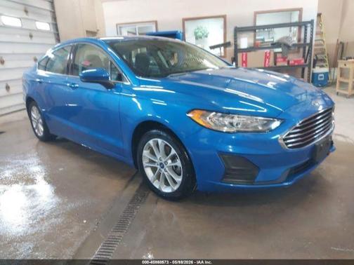 Alto Blue Metallic Tinted Clearcoat 2020 Ford Fusion Hybrid SE