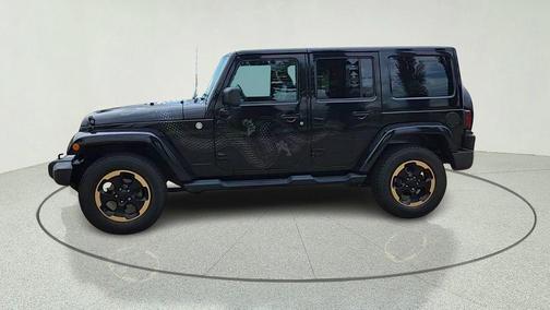 Black Clearcoat 2014 Jeep Wrangler Unlimited Sahara