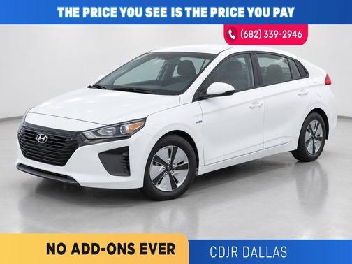Ceramic White 2019 Hyundai IONIQ Hybrid Blue