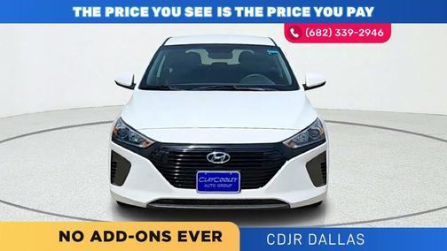 Ceramic White 2019 Hyundai IONIQ Hybrid Blue