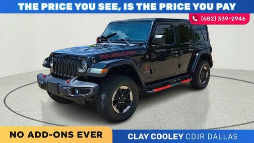 Black Clearcoat 2018 Jeep Wrangler Unlimited Rubicon