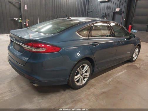 Blue Metallic 2018 Ford Fusion Hybrid S