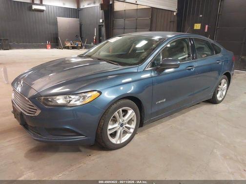 Blue Metallic 2018 Ford Fusion Hybrid S