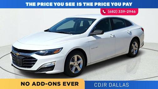 Summit White 2020 Chevrolet Malibu 1LS