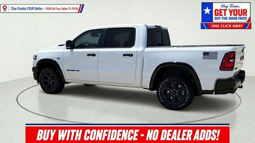 Bright White Clearcoat 2026 RAM 1500 Big Horn/Lone Star