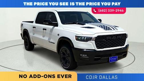 Bright White Clearcoat 2026 RAM 1500 Big Horn/Lone Star