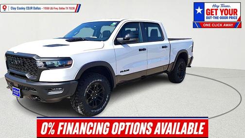 Bright White Clearcoat 2026 RAM 1500 Rebel