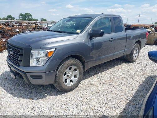 Gun Metallic 2023 Nissan Titan S