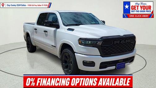 Bright White Clearcoat 2026 RAM 1500 Big Horn/Lone Star