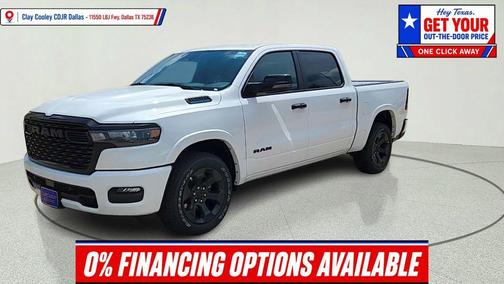 Bright White Clearcoat 2026 RAM 1500 Big Horn/Lone Star