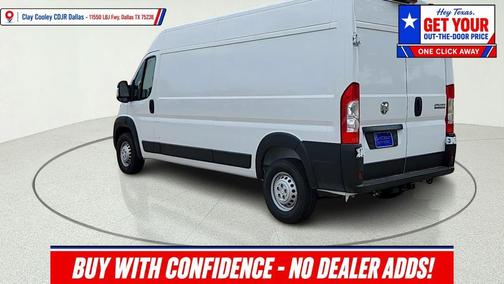 Bright White Clearcoat 2026 RAM ProMaster 2500 High Roof