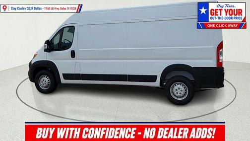 Bright White Clearcoat 2026 RAM ProMaster 2500 High Roof