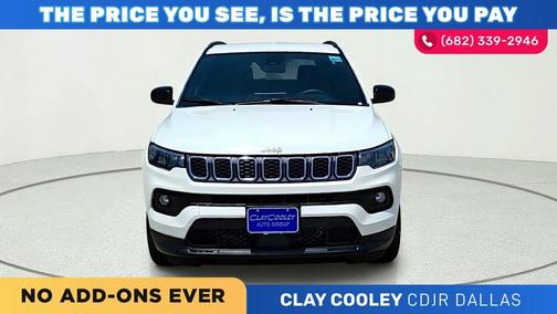 Bright White Clearcoat 2024 Jeep Compass Latitude