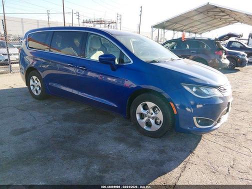 Ocean Blue Metallic 2018 Chrysler Pacifica Hybrid Touring Plus
