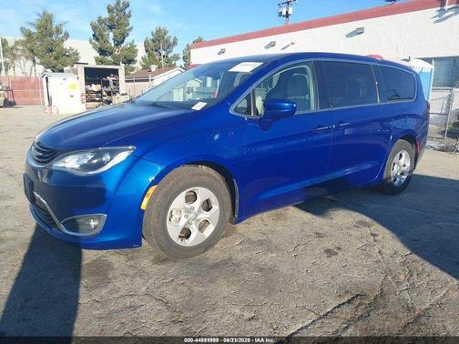 Ocean Blue Metallic 2018 Chrysler Pacifica Hybrid Touring Plus