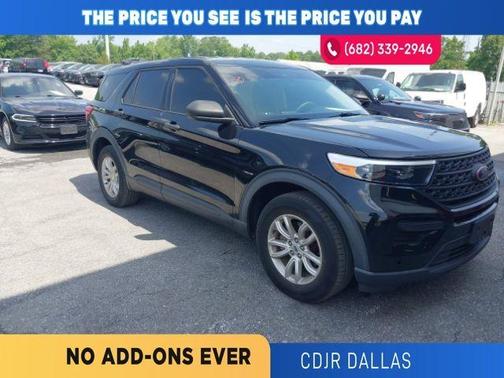 Agate Black Metallic 2020 Ford Explorer Base