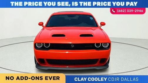 Go Mango! 2023 Dodge Challenger SRT Hellcat